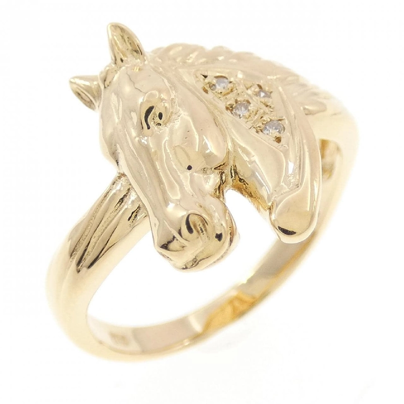 Nhẫn kim cương K18YG 0.02CT - Hàng hiệu Chính hãng 852074