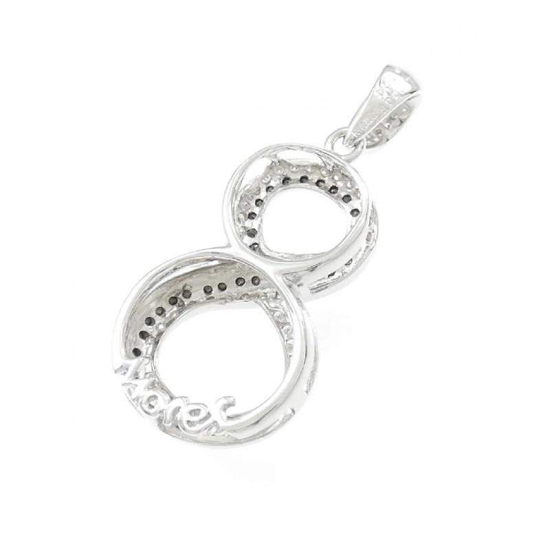 K18WG Số 8 Mặt dây chuyền kim cương 0.40CT - Hàng hiệu Chính hãng 863294