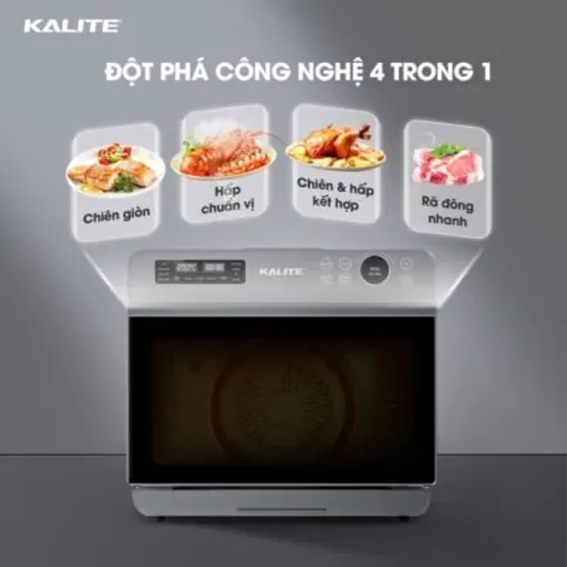 Nồi Chiên Hơi Nước KALITE STEAM ULTRA 360 🌬️ Công Nghệ SteamTech Fusion 360 Đột Phá! 714161
