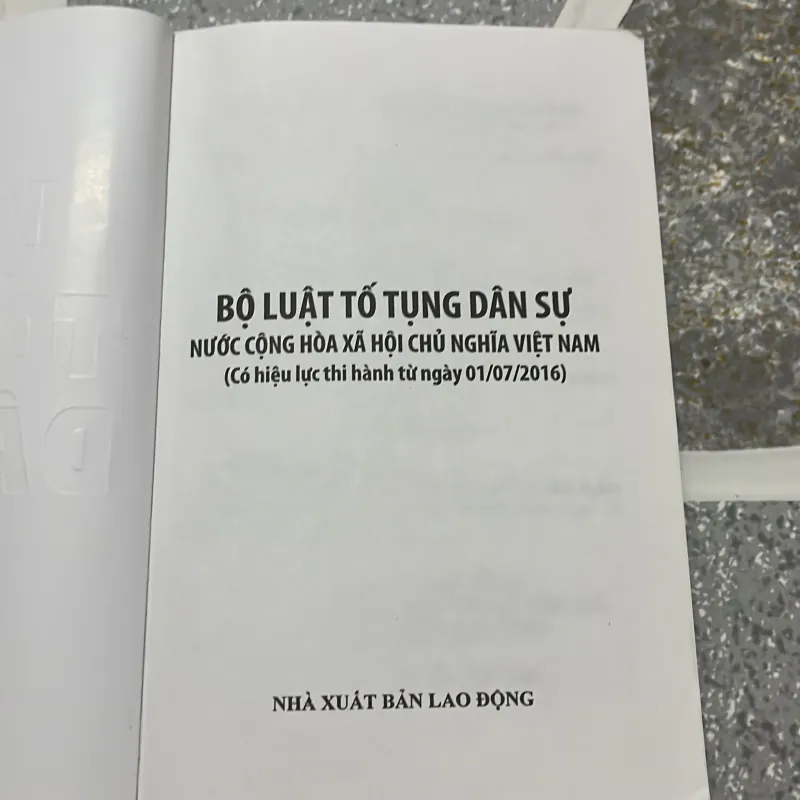 [Luật - chính trị] Bộ luật Tố tụng dân sự 2015 780088