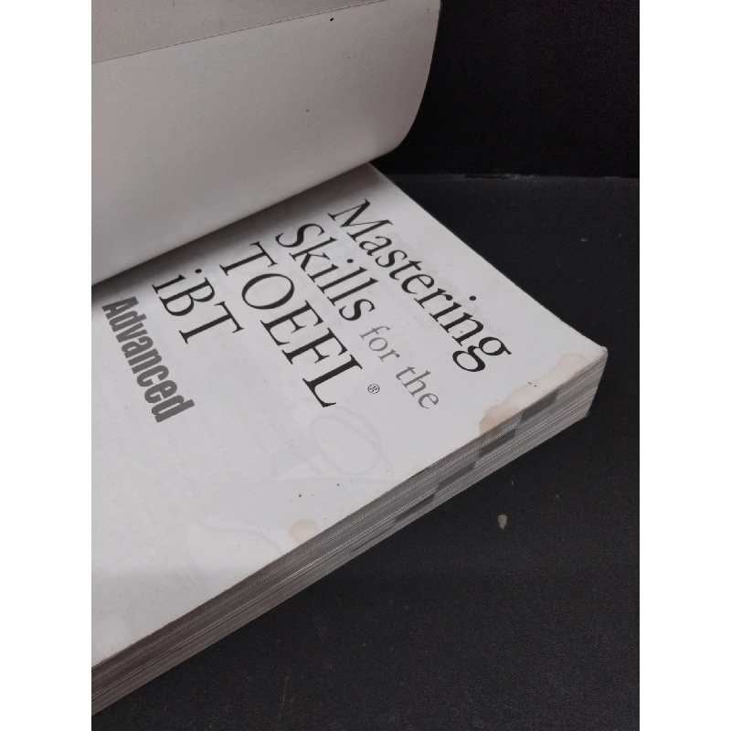 Mastering skills for the toefl iBT mới 80% ố, ẩm nhẹ HCM1710 HỌC NGOẠI NGỮ 917689