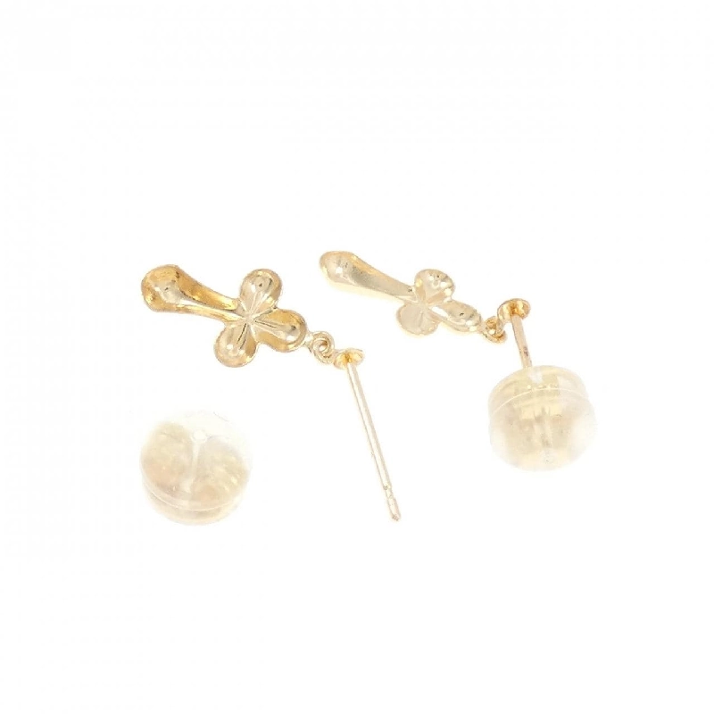 K18YG Bông tai hình chữ thập - Hàng hiệu Chính hãng 871489