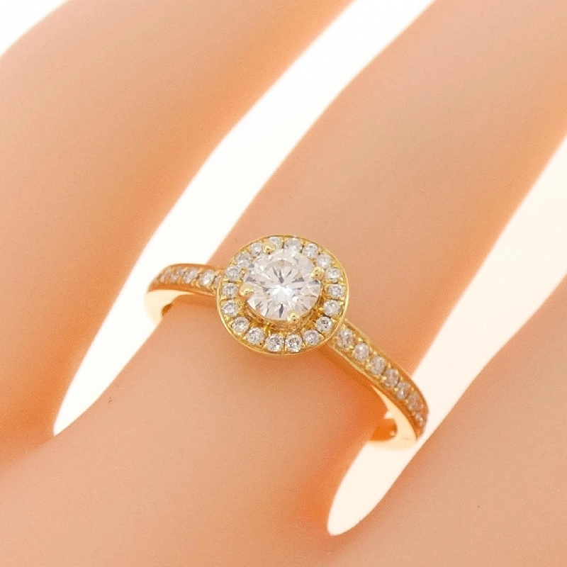 Nhẫn kim cương 750YG 0.40CT 673140