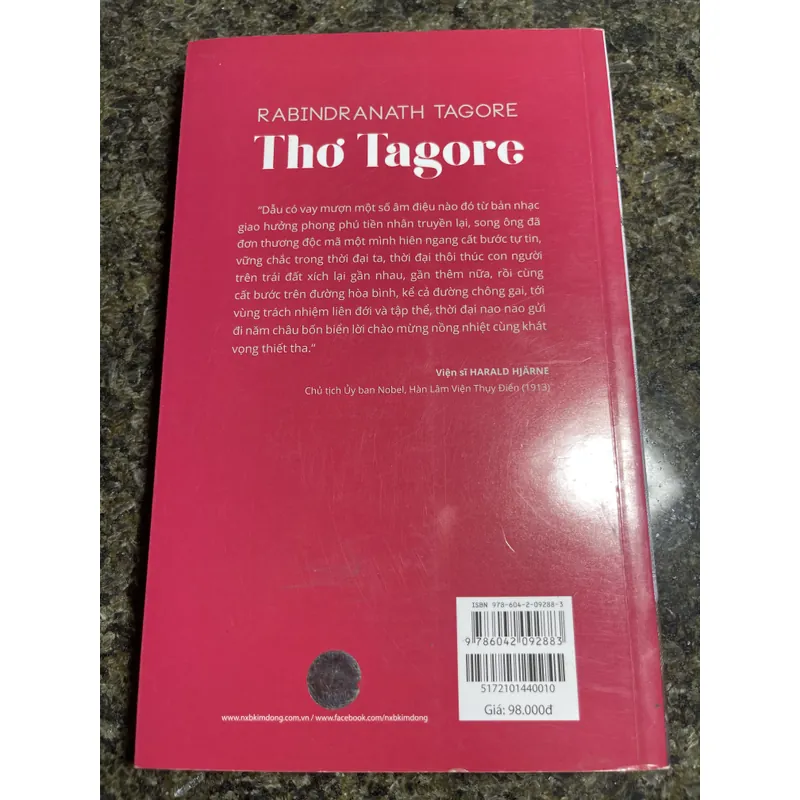 Thơ Tagore Rabindranath Tago 705907