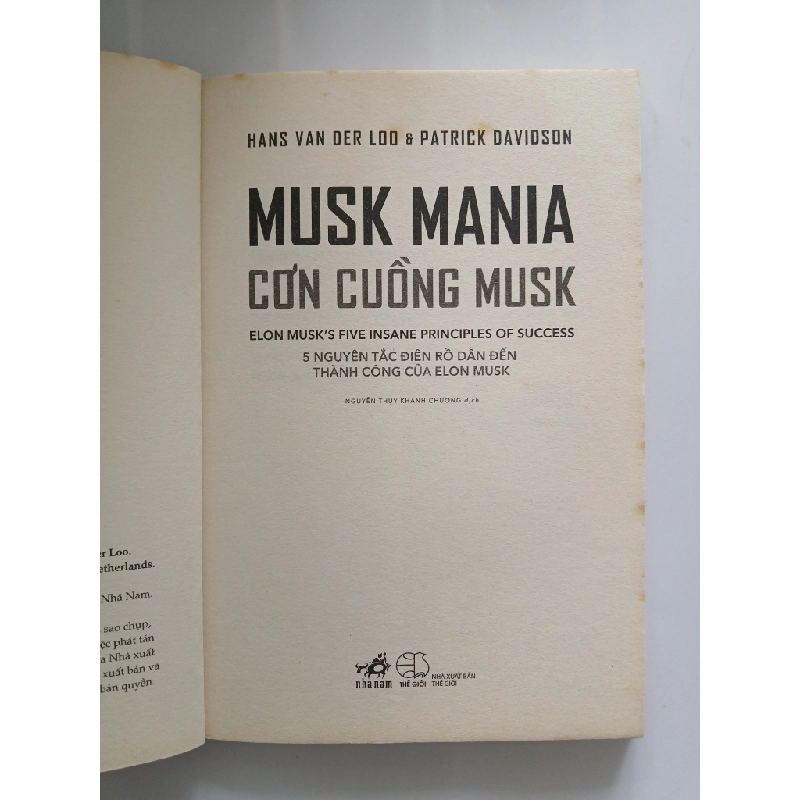 Musk Mania: Cơn cuồng Musk - Nguyễn Anh Dũng 540014