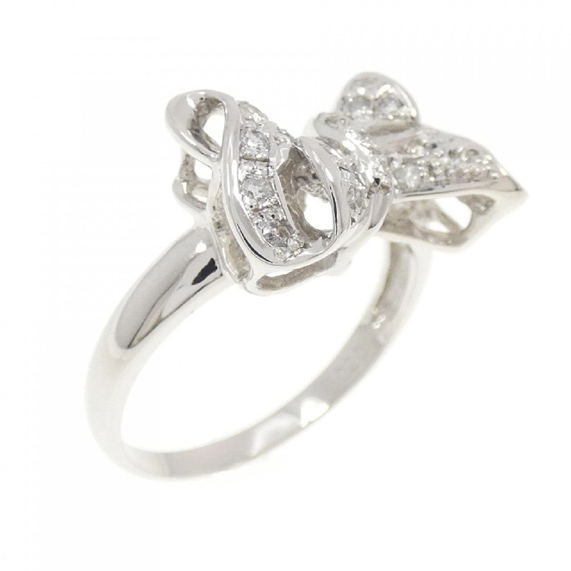 Nhẫn kim cương ruy băng PT900 0.20CT - Hàng hiệu Authentic 853793