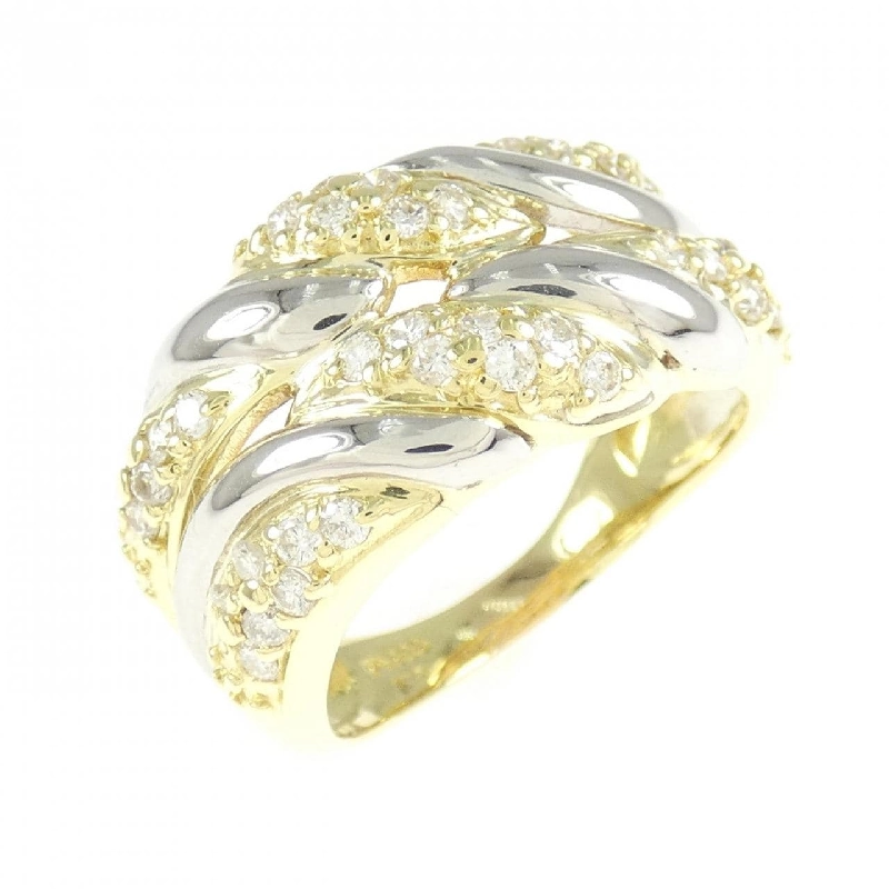 Nhẫn kim cương K18YG/PT900 668449