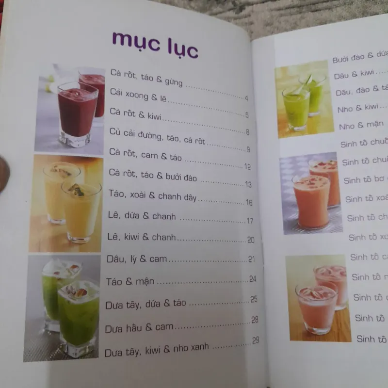 Các món Sinh tố & Nước ép Giàu năng lượng. Tg. Huỳnh Hồng Anh. 785339