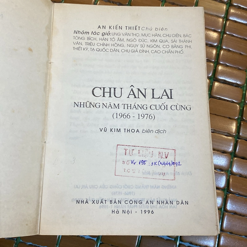CHU ÂN LAI - NHỮNG NĂM THÁNG CUỐI CÙNG (1966-1976) 525357