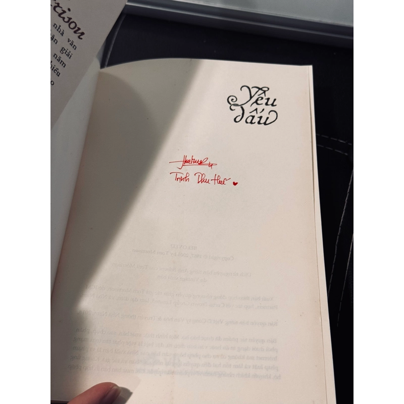 Yêu dấu - Toni Morrison 550064