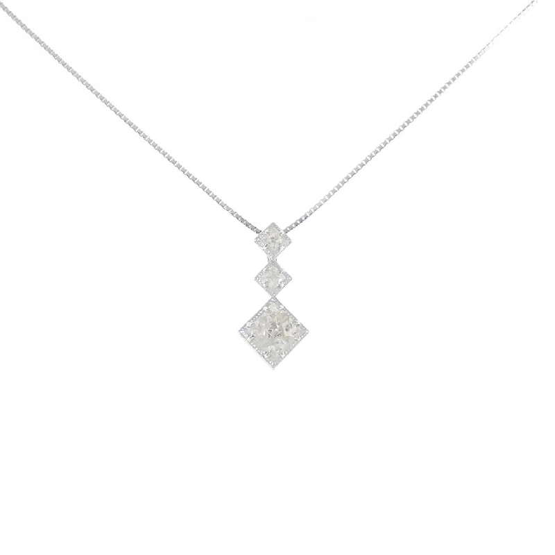 Dây chuyền kim cương K18WG 0.30CT - Hàng hiệu Chính hãng 863202