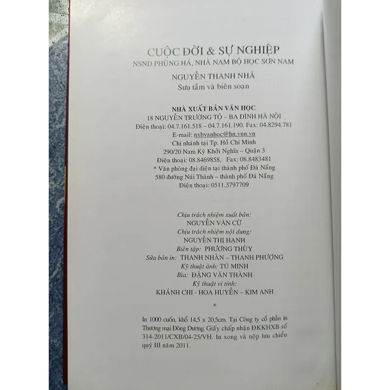 Cuộc đời và sự nghiệp - NSND Phùng Há - Nhà nam bộ học Sơn Nam 1000188