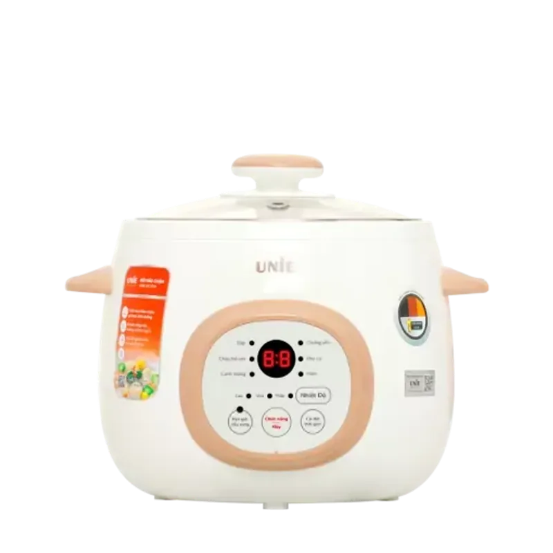 Nồi nấu chậm Unie USC10W dung tích 1L, lòng nồi gốm ceramic, 6 chức năng nấu đa dạng 728691