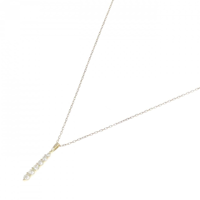 Dây chuyền kim cương K18YG 0.32CT - Hàng hiệu Chính hãng 868001