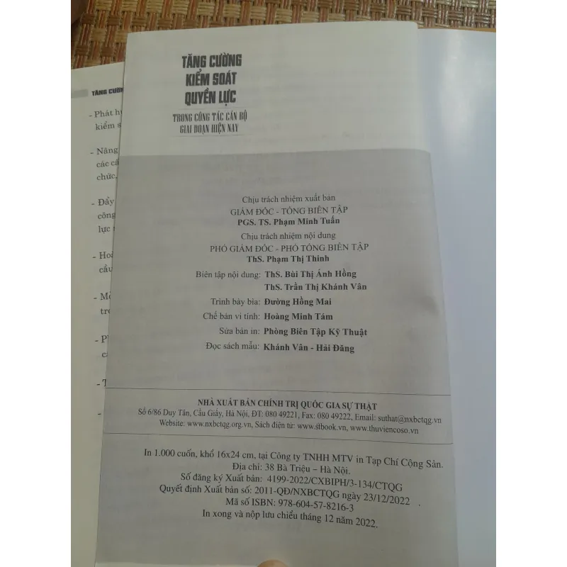 TĂNG CƯỜNG KIỂM SOÁT QUYỀN LỰC... 762383