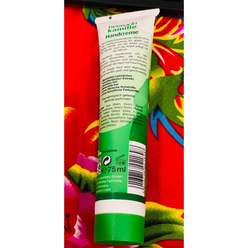 Kem dưỡng da tay Herbacin Kamille hoa cúc 75ml hàng xách tay Đức 457904