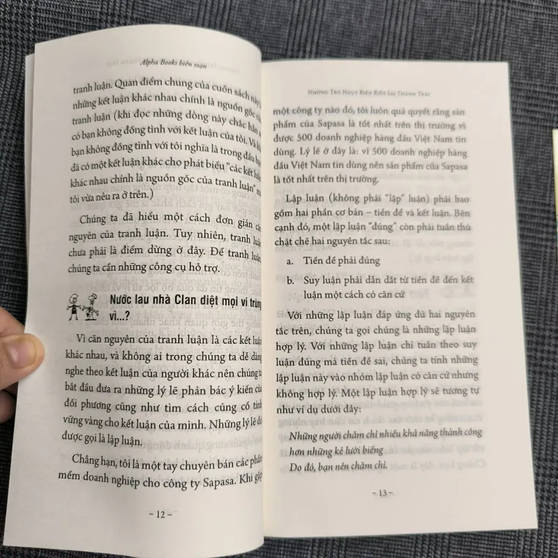 Những Trò Ngụy Biện Biến Sai Thành Trái - Alpha Books - Kèm Bookmark 557548