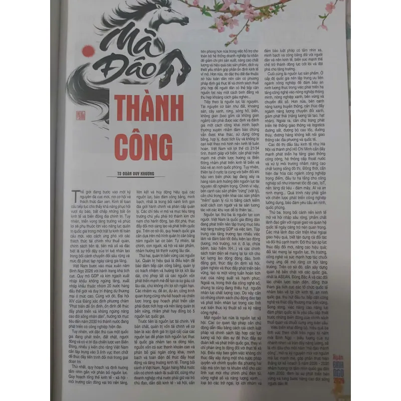 Báo Hà Nội Mới Xuân Bính Ngọ 2026, 120 trang A3 in màu sắc nét 992246