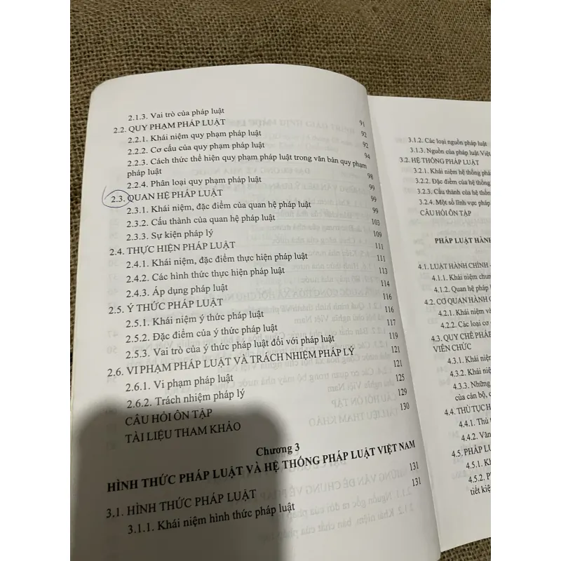 Giáo trình ĐẠI CƯƠNG VẺG NHÀ NƯỚC VÀ PHÁP LUẬT , khổ lớn, gần 600 trang  797707