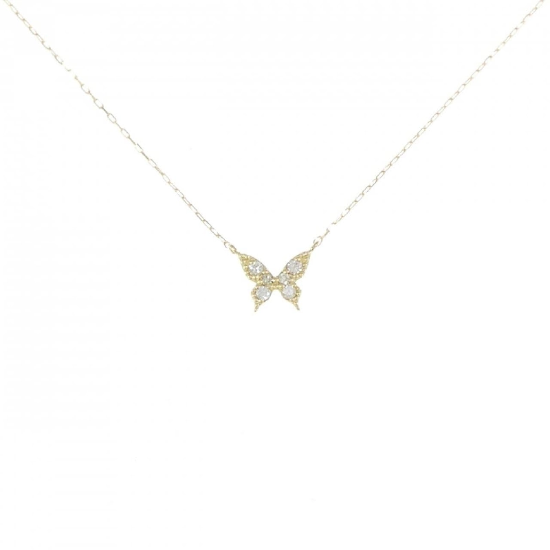 K18YG Bướm Kim Cương Dây Chuyền 0.05CT - Hàng hiệu Chính hãng 863734
