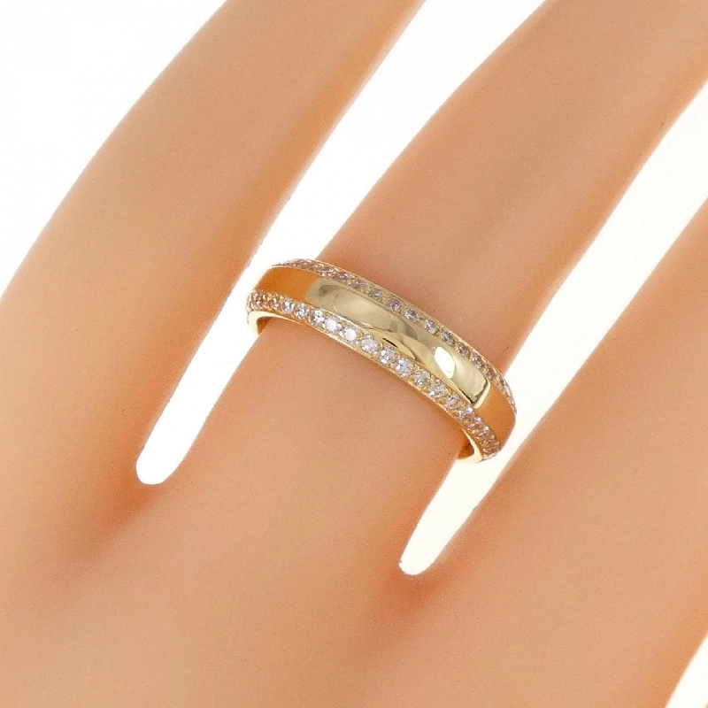 Nhẫn kim cương K18YG 0.45CT 673700