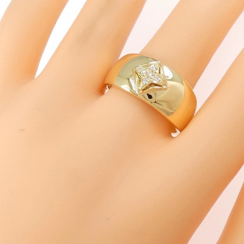 Nhẫn kim cương K18YG 0.05CT - Hàng hiệu Chính hãng 850802
