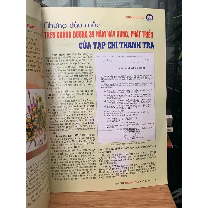 Kỷ niệm 39 năm ngày thành lập tạp chí thanh tra (18/10/1978-18/10/2017 727993