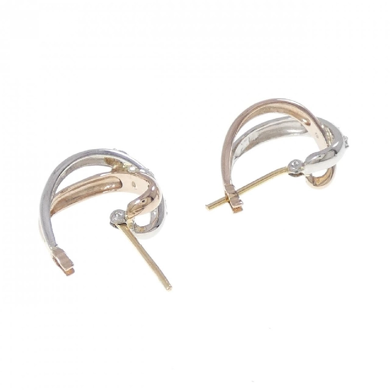 K18PG/PT900/K18YG Bông tai kim cương - Hàng hiệu Authentic 869576