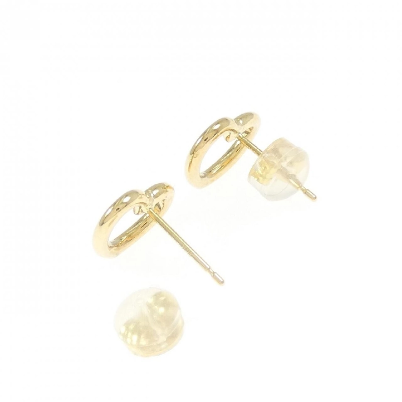 K18YG Bông tai hình trái tim - Hàng hiệu Chính hãng 875594