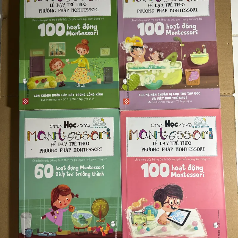 100 hoạt động Montessori bộ 4 quyển 573695