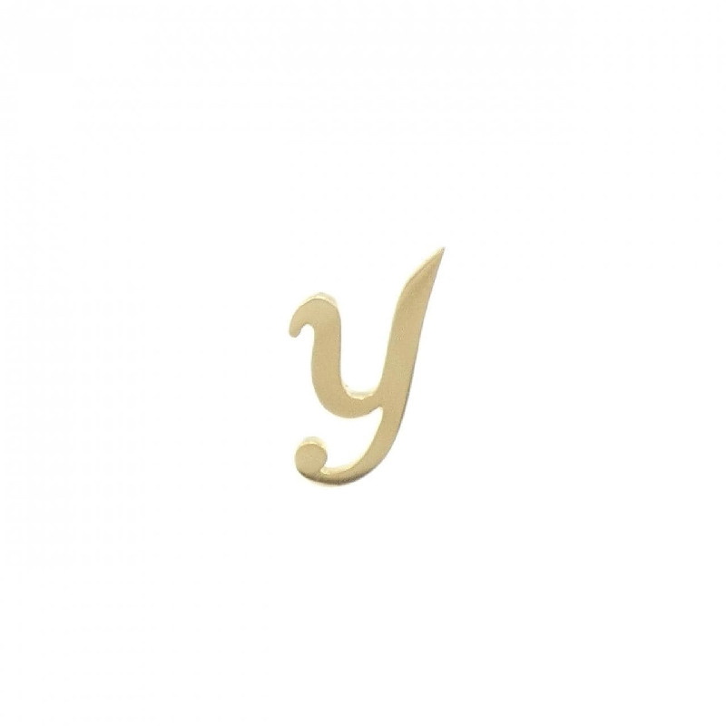K18YG Chữ cái Y Brooch - Hàng hiệu Chính hãng 869710