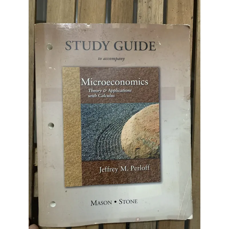 Study Guide for Microeconomics: Theory & Applications with Calculus – Perloff • 2007 973880