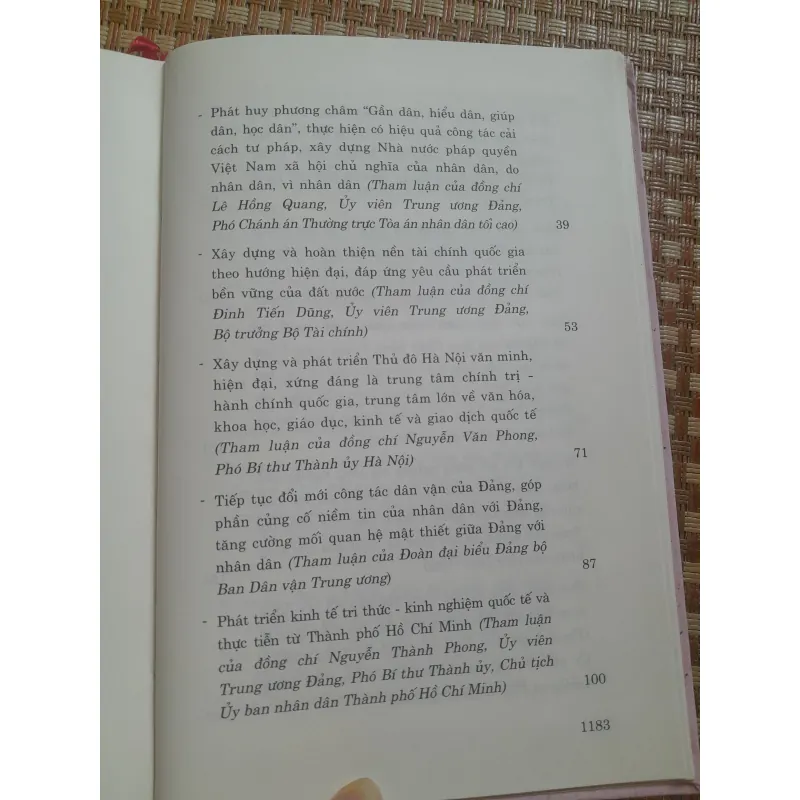 THAM LUẬN ĐẠI HỘI ĐẠI BIỂU 13 762379