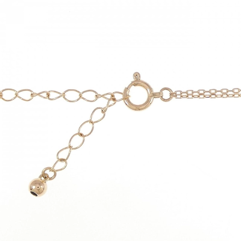 K18PG Dây chuyền kim cương hình ruy băng 0.43CT - Hàng hiệu Chính hãng 864411