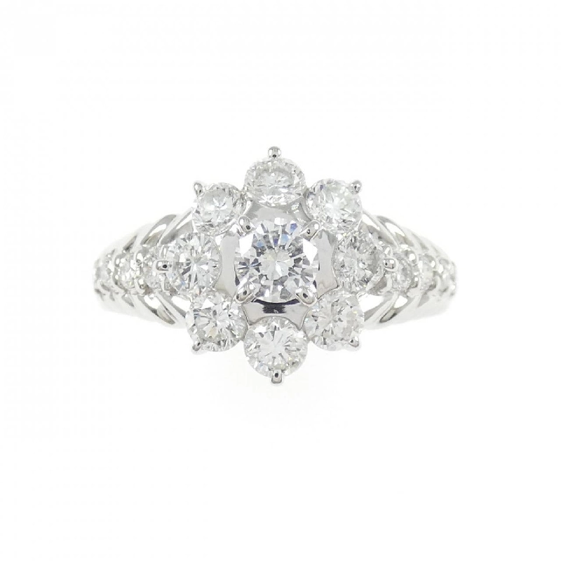 Nhẫn kim cương hoa PT900 1.00CT - Hàng hiệu Authentic 847877