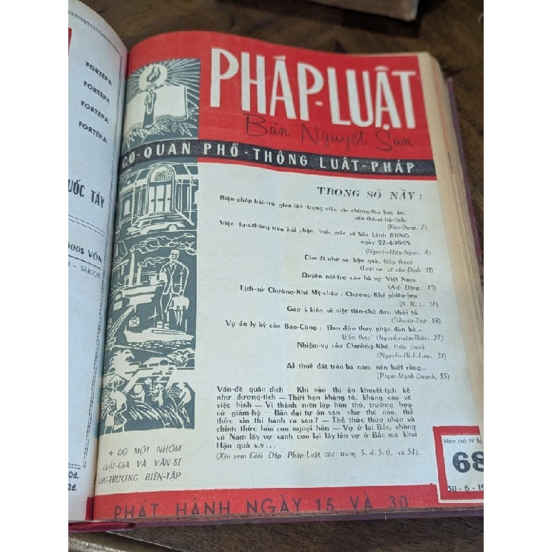 Tạp chí pháp luật ( bán nguyệt san ) - nhiều tác giả 1006760