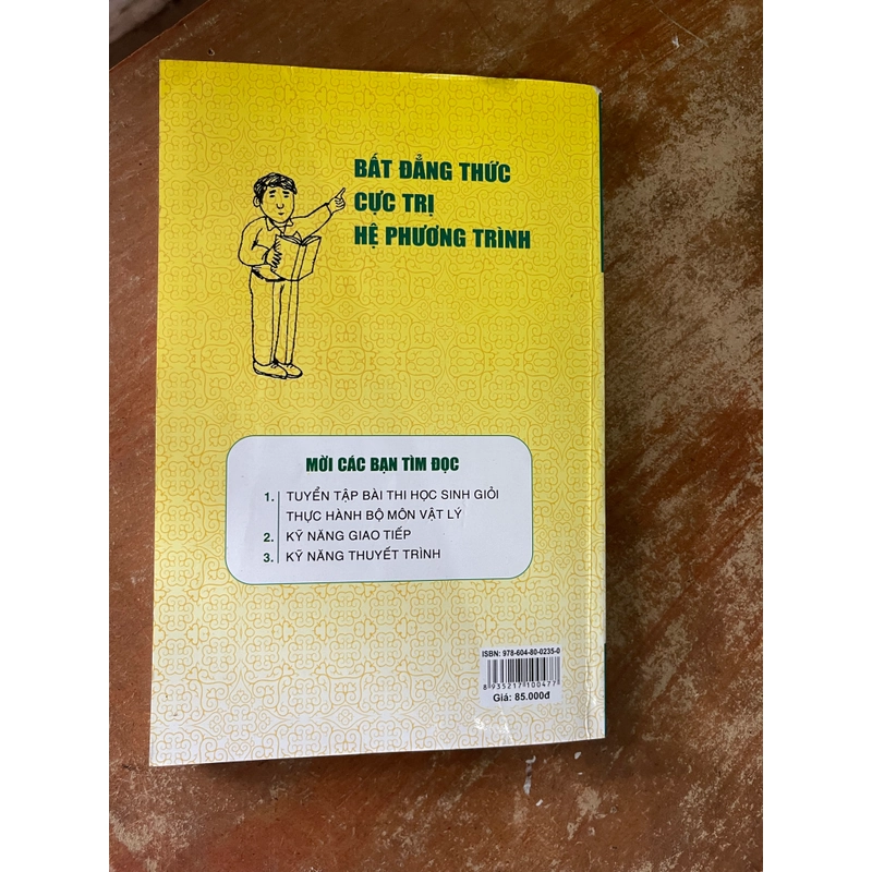 BẤT ĐẲNG THỨC - CỰC TRỊ- HỆ PHƯƠNG TRÌNH-PGS.TS. ĐÀM VĂN NHĨ ( CHỦ BIÊN) 543110