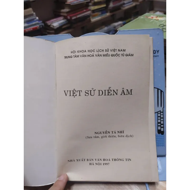 sách: Việt Sử Diễn Âm - Trung tâm văn hoá Văn Miếu Quốc Tử Giám (A1) 573201