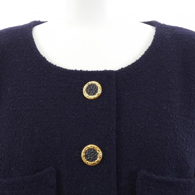 Áo khoác không cổ CHANEL - Hàng hiệu Authentic 823163