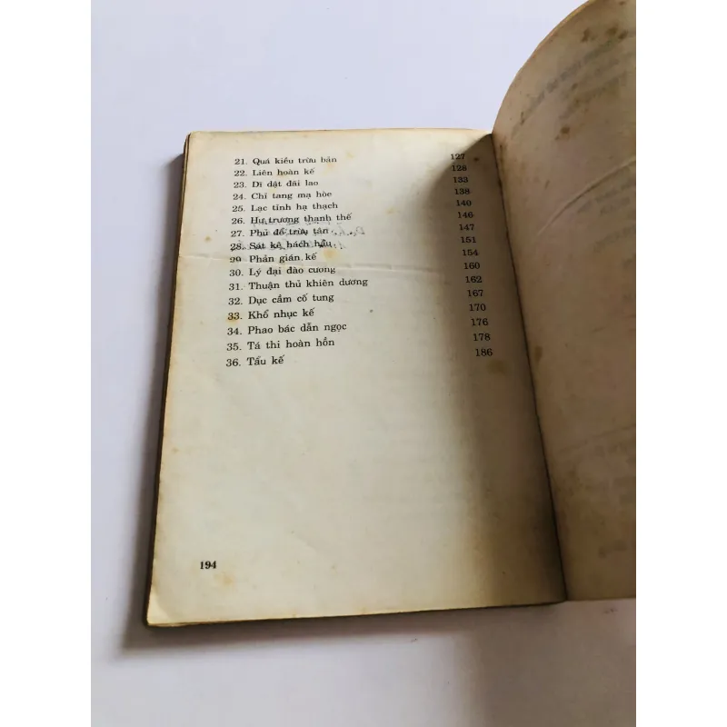 TAM THẬP LỤC KẾ 36 CHƯỚC TRUNG HOA  780528