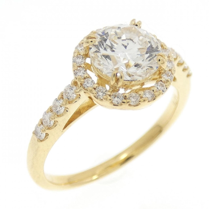 Nhẫn kim cương K18YG 1.023CT G SI1 EXT H&C - Hàng hiệu Authentic 879396