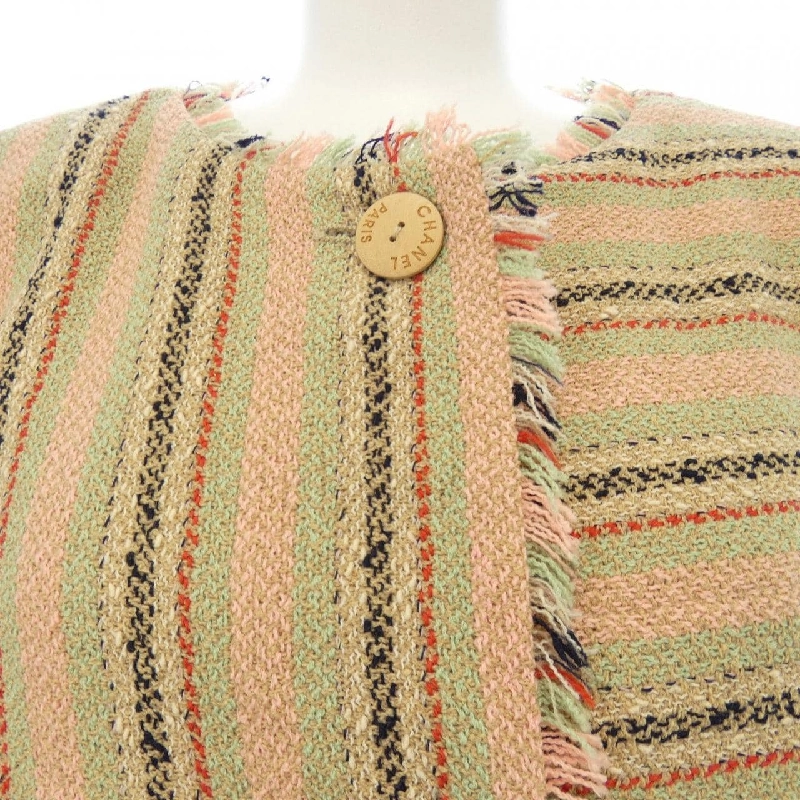 【Vintage】Chanel CHANEL P14911W02585 00C Áo khoác không cổ 633517