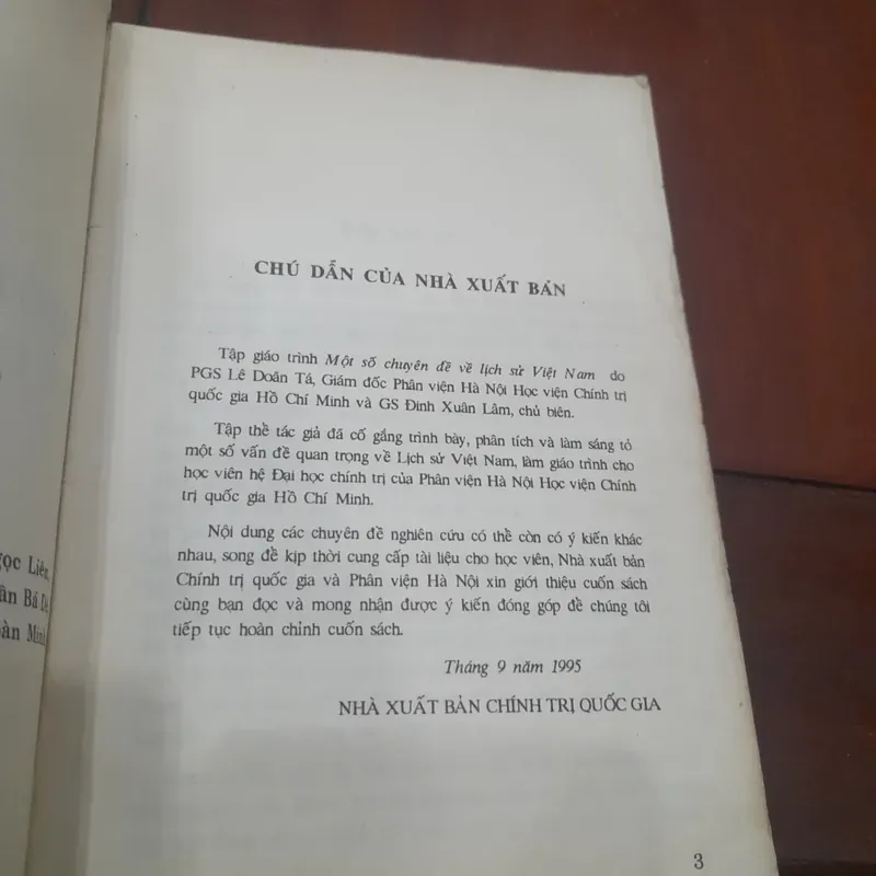 Một số chuyên đề về Lịch sử Việt Nam 735558