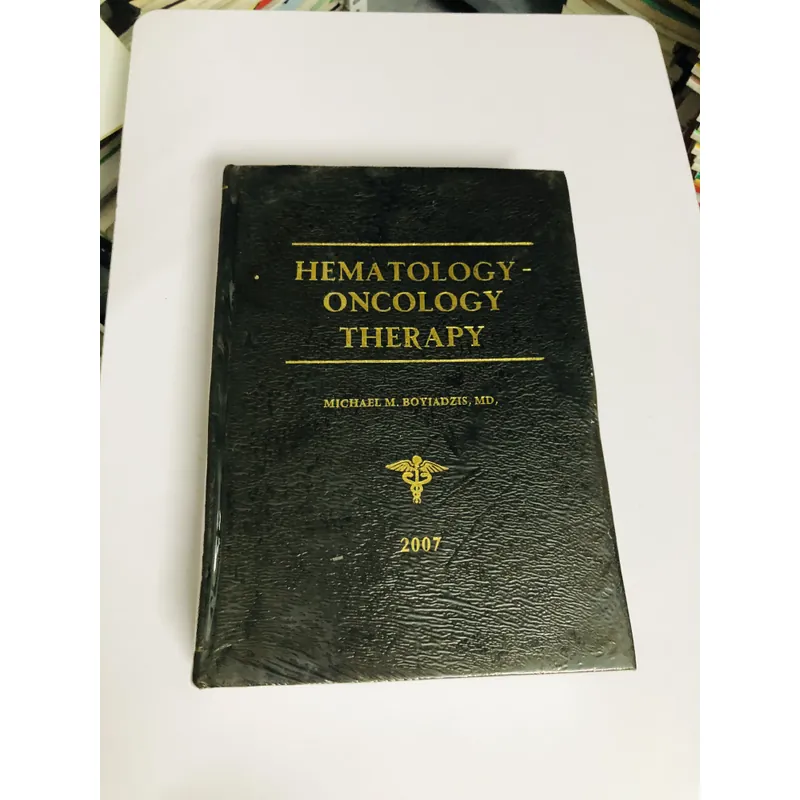 📚 HEMATOLOGY – ONCOLOGY THERAPY (Michael M. Boyiadzis, MD) 700894
