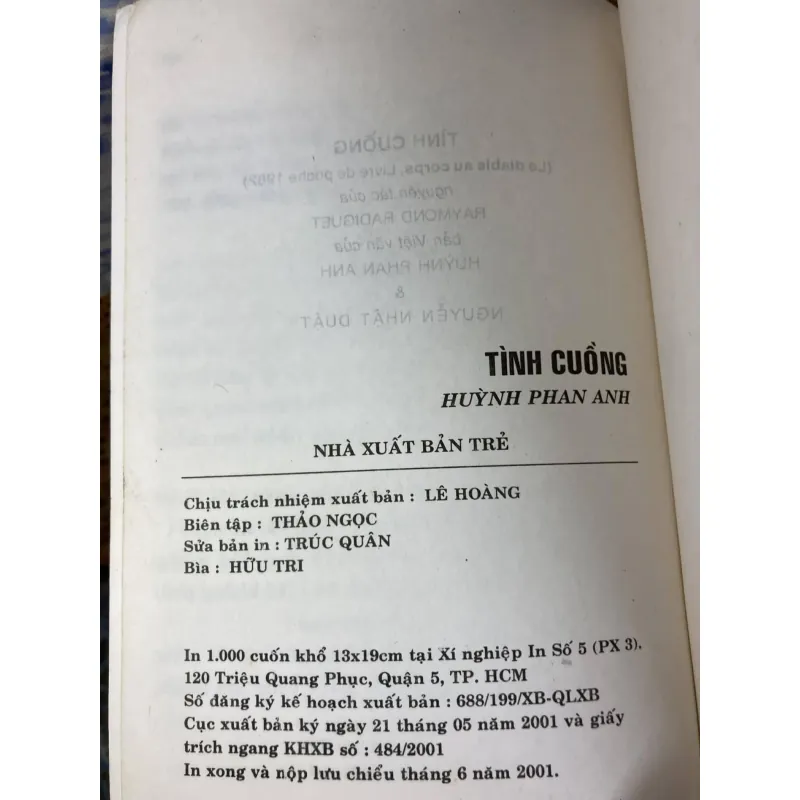 Tình Cuồng - Raymond Radiguet 976653