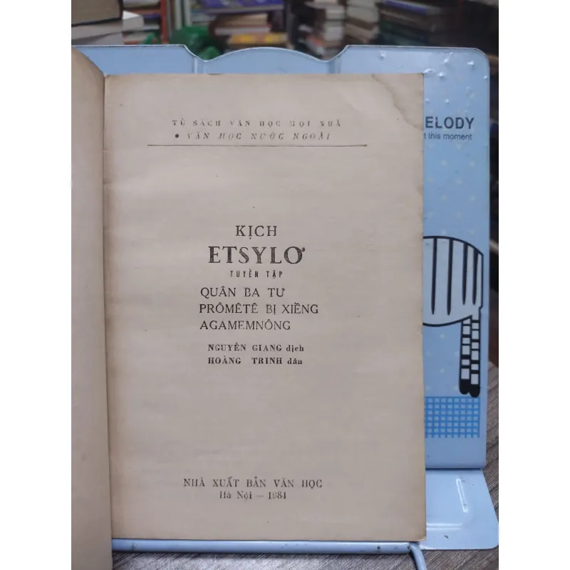 Sách: Kịch Etsylơ - Nguyễn Giang dịch (A3) 597602