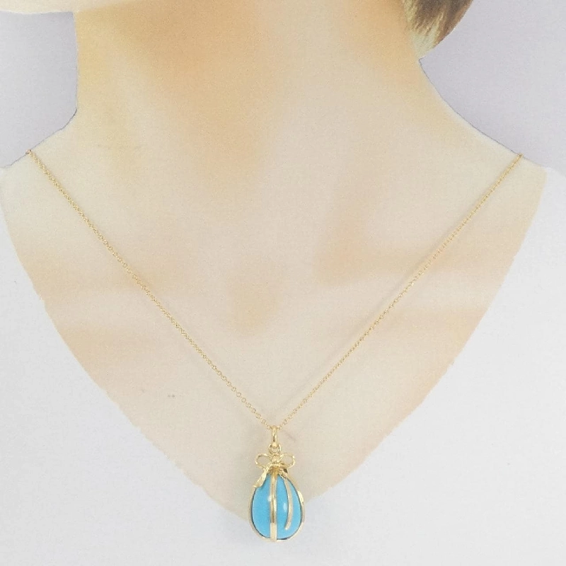 Dây chuyền Tiffany màu ngọc lam - Hàng hiệu Authentic 839537