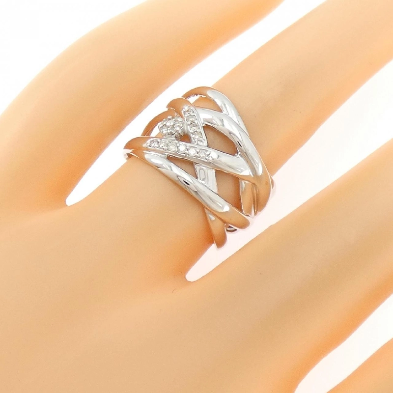 Nhẫn kim cương K18WG 0.10CT - Hàng hiệu Authentic 850738