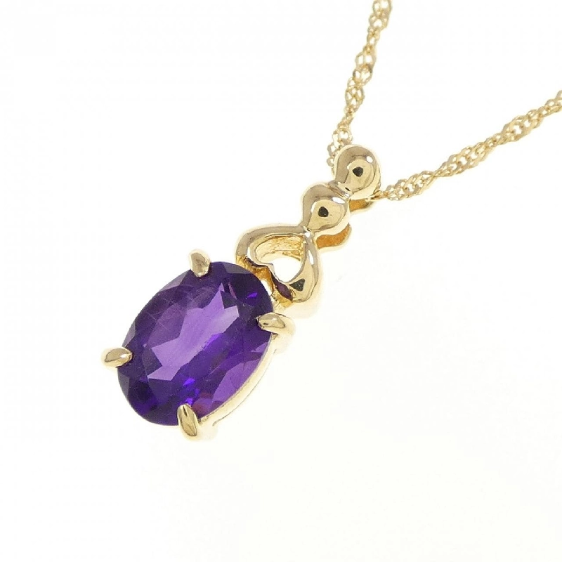 K18YG Amethyst Necklace - Hàng hiệu Authentic 866275