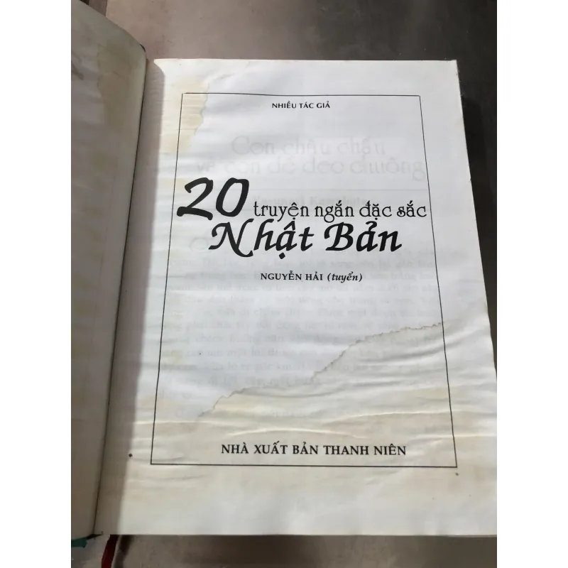 20 truyện ngắn đặc sắc Nhật Bản 977699